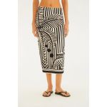 Saia Farm Midi Reta Listra Tropical