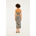 Saia Farm Midi Reta Listra Tropical