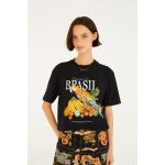 T-Shirt Farm Media Original Do Brasil Preto