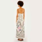 Vestido Cropped Alcinha Estampado Romance FARM