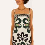 Vestido Cropped Alça Estampado Florara FARM