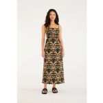 Vestido Farm Longo Tucano Real