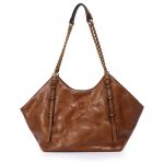 Shopping Bag Media WJ Detalhe Costuras E Metal Resinado