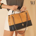 Bolsa Satchel Grande WJ Com Alca Corrente