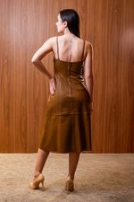 VESTIDO COURO ZIG 