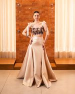 VESTIDO  FESTA CROPPED  BORDADO 