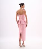  VESTIDO FESTA MIDI OMBRO MOULAGE