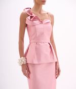  VESTIDO FESTA MIDI OMBRO MOULAGE