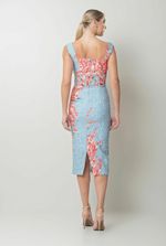 VESTIDO FESTA MIDI FLORAL 