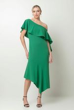 VESTIDO FESTA MIDI CAMADAS 