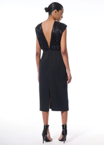 VESTIDO FESTA MIDI DUO FRINGE 