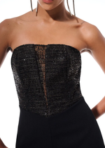 MACACAO STRAPLESS CREPE 