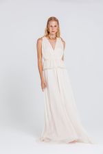 VESTIDO MEDUSA AREIA P 