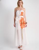 VESTIDO LONGO  PINTURA  DE  CELENE GODOI