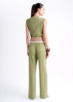 CALÇA PLISSADA 