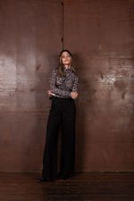 BLUSA FRANZIDA TULE LEOPARDO
