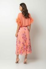 SAIA PLISSADA FLORAL 