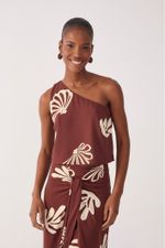 BLUSA OMBRO SÓ ESTAMPA MARES 