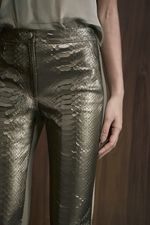 CALÇA PYTHON COM MALHA MR COURO