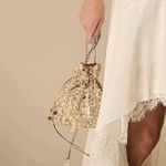 BOLSA LINHO TULE  BORDADO 