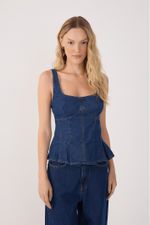 BLUSAS JEANS PREGAS