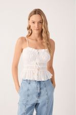 BLUSA ABERTURA DRAPEADA 
