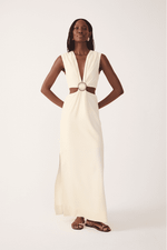 VESTIDO CROPPED LINHO