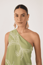 BLUSA LINHO FOLHAS