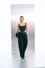 CALÇA SLOUCHY ALFAIATARIA COM PREGA 