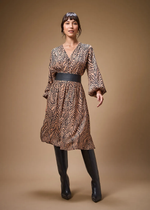 VESTIDO MIDI ESTAMPA TOTTORI