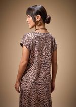 BLUSA MALHA DEGAGÊ ESTAMPA TOTTORI