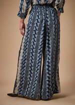 CALÇA PANTALONA DETALHADA ESTAMPA TSUKI