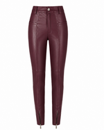 CALÇA SKINNY MIX MALHA MARIA - CABERNET