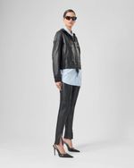 CALÇA SKINNY MIX MALHA MARIA - PRETO
