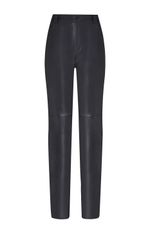 CALÇA RETA BASIC MIX MALHA  - PRETO