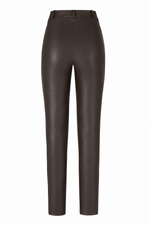 CALÇA RETA BASIC MIX MALHA  - CHOCOLATE NEGRO