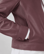 JAQUETA RACER RIB NORA - CABERNET