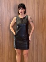 VESTIDO CURTO NIC - CHOCOLATE NEGRO