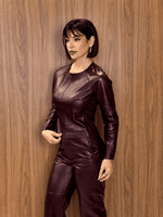 BLUSA M/L MIX MALHA ANGÉLICA - CABERNET