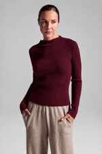 BLUSA TOP GOLA INTEIRA - CABERNET