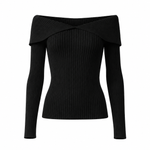 BLUSA GOLA OMBROS - BLACK 