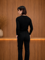 BLUSA MANGA LONGA - NEW BLACK