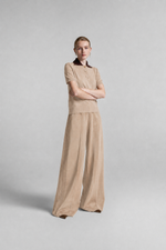 CALÇA RETA AMPLA - WHEAT