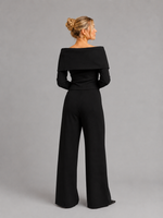BLUSA GOLA ESTOLA - PRETO