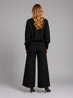 CALÇA LISTRAS  LATERAIS - BLACK