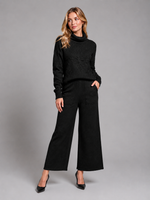 CALÇA LISTRAS  LATERAIS - BLACK