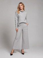 CALÇA LISTRAS  LATERAIS - MIXED GRAY