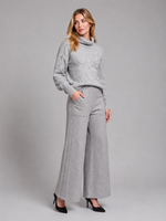 CALÇA LISTRAS  LATERAIS - MIXED GRAY