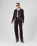 CALÇA DENIM DUO CORA - CHOCOLATE NEGRO 