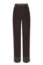 CALÇA DENIM DUO CORA - CHOCOLATE NEGRO 